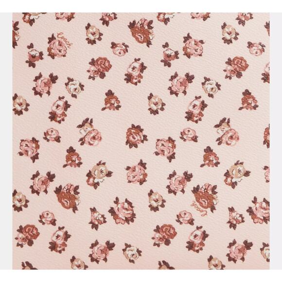 Coach Pink rosette city tote Bag - Picture 4 of 11